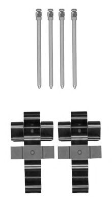 HELLA PAGID 8dz355205431 -  комплект принадлежностей, тормозной суппорт